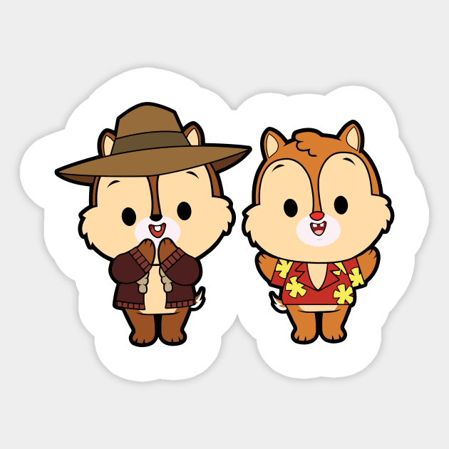 Cute Chip and Dale Rescue Rangers Sticker by untitleddada